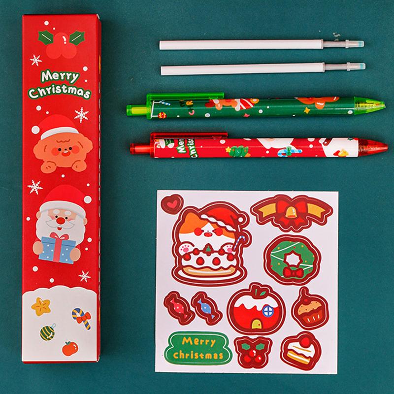 1 Låda Julpapper Fem-i-Ett Set Överraskningsgåvor Nyår Förskola Skola Kontor Karneval Festgåva Elevpriser