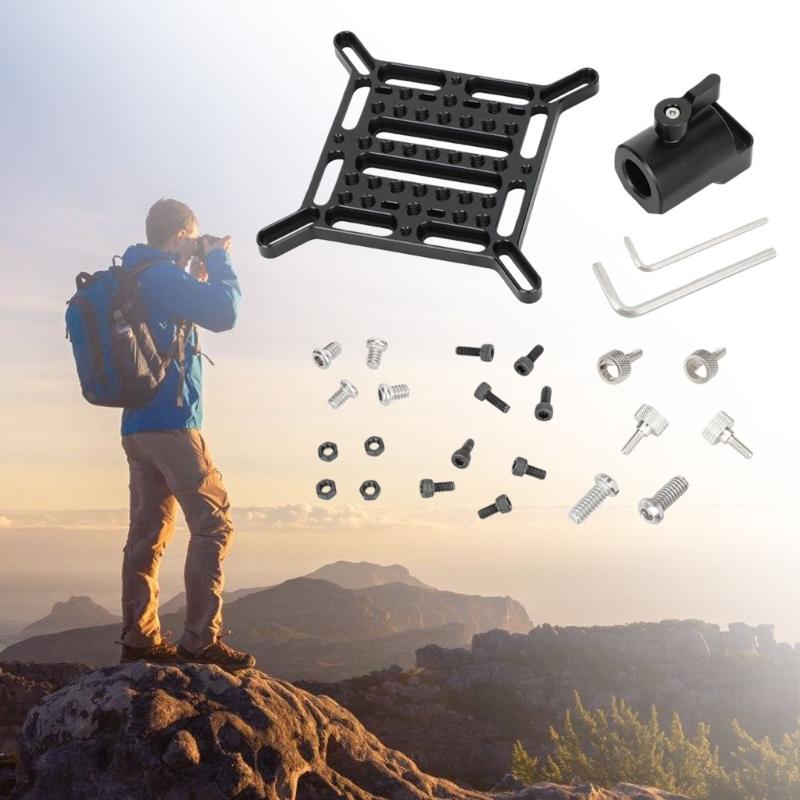 Easy Installation Multipurpose Cheese Plate with 75x75mm VESA Mount For Monitor Bracket Photography Video Accessories