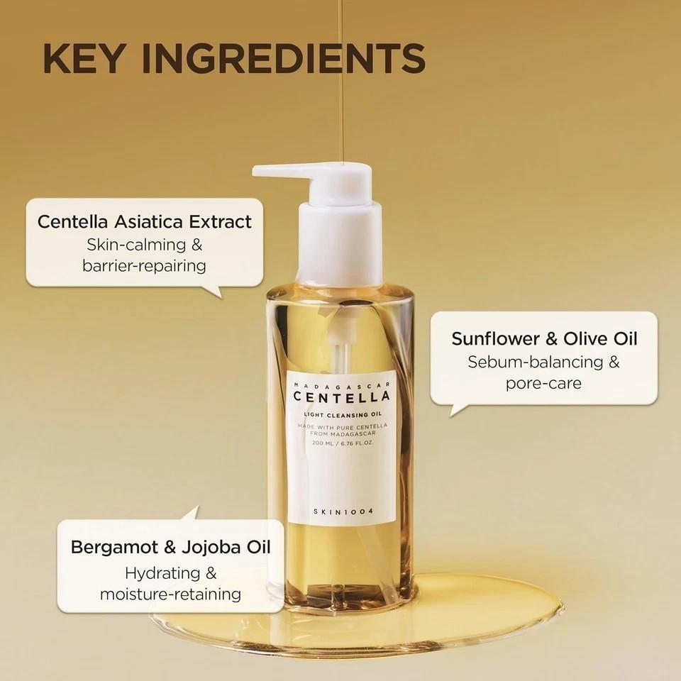 SKIN1004 Madagascar Centella Light Cleansing Oil - 200ml