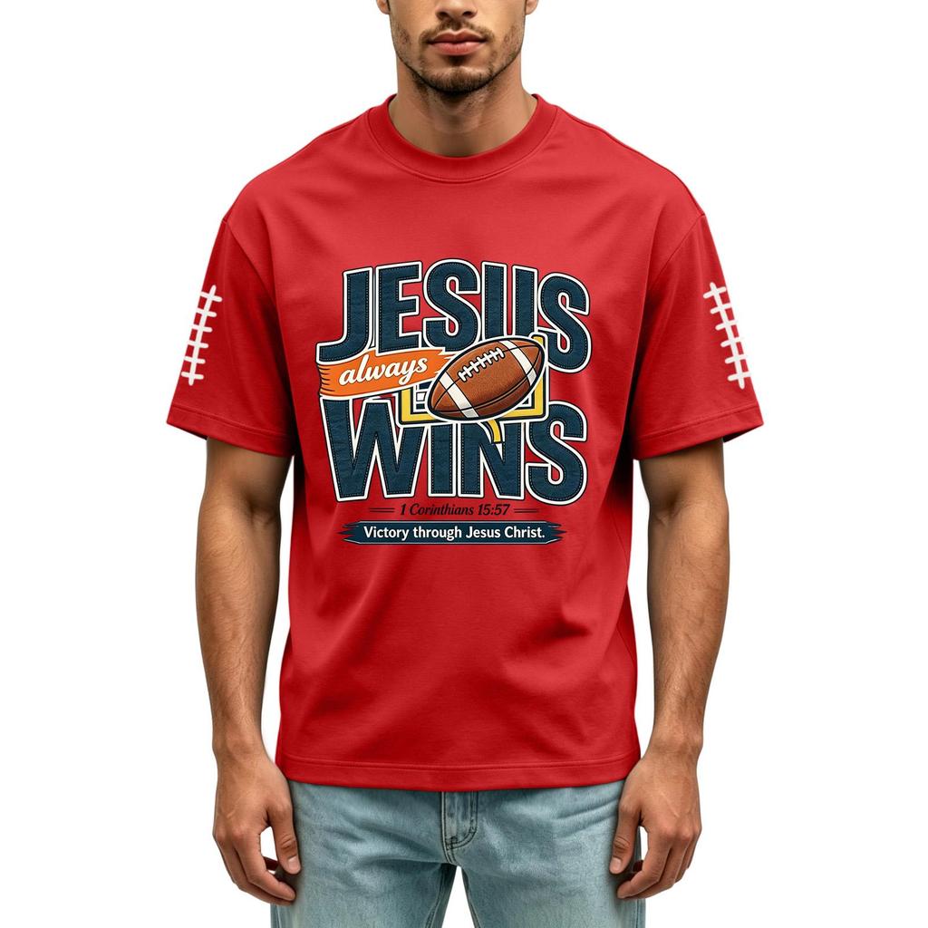 Men's Day Graphic Print Casual Crewneck Stretch Short Sleeve Top