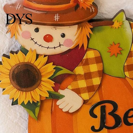 Decorative Tissue Storage for Countertop Thanksgiving Solid Wood Napkin Holder, Fall Harvest Gnome Scarecrow Turkey Table Decor Dispenser, Waterproof