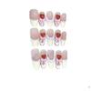 Pure Hand-made Pinching Technology New Style Zhizhimeiberry Hand-painted Three-dimensional Strawberry Cat Eye Nail Art Patch