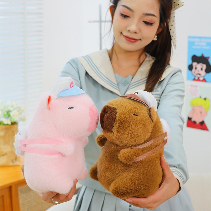 New Kapibara Plush Toys Capybara Dolls Dolls Stall Small Commodities Wedding Throwing Catch Dolls