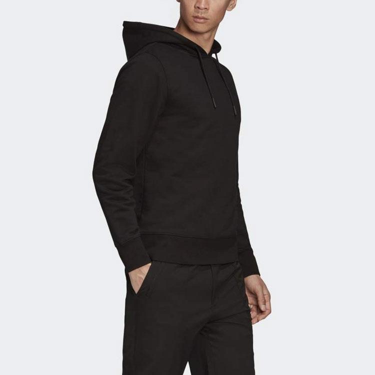 Y-3 Back Width Mixed Letter Crow Pattern Sweatshirt Men Sweatshirt Black GD5030