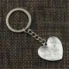 Fashion Keychain 28x30mm Heart Mother Daughter Friends Forever   Pendants DIY Men Jewelry Car Key Chain Ring For Gift