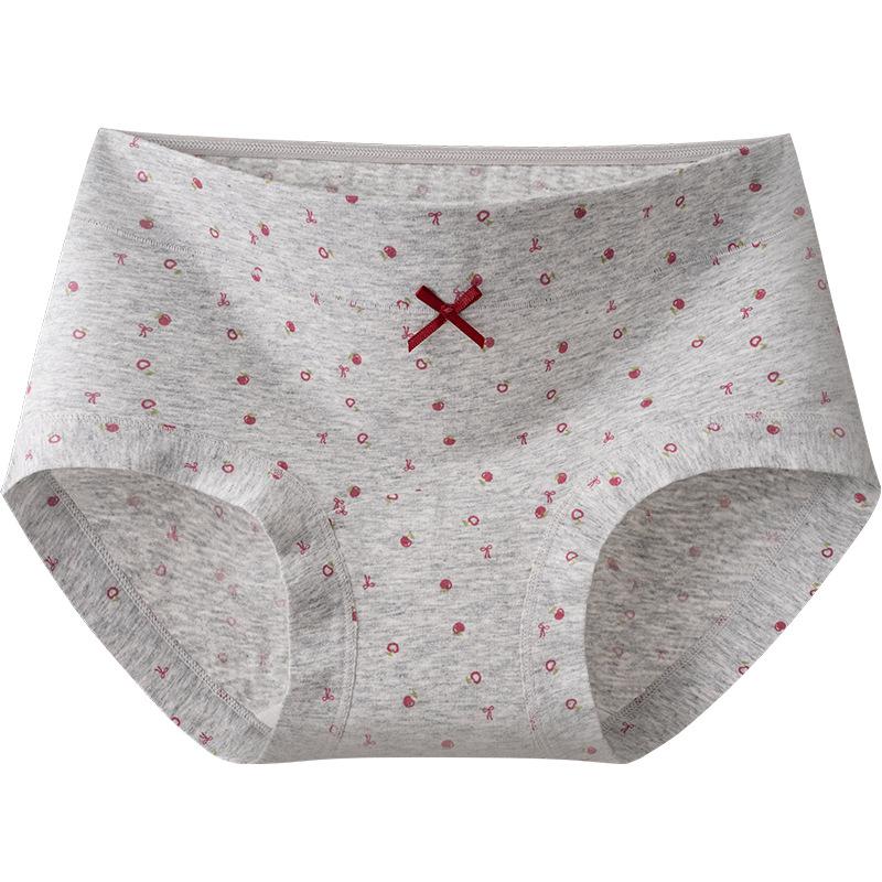 Large Size Women Spring and Autumn Cotton High Waist Belly Wrap Hip Antibacterial Extended Crotch Small Boxer Briefs