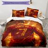 CRF 7 3pcs Bedding Set Duvet Cover Closure Includes 1 Duvet Cover & 2 Pillowcases for All Seasons Bedroom Home Dorm Decor