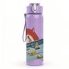 1PC Duck Sailboat Water Scene 750ml sports water bottle leakproof straw lid outdoor office home