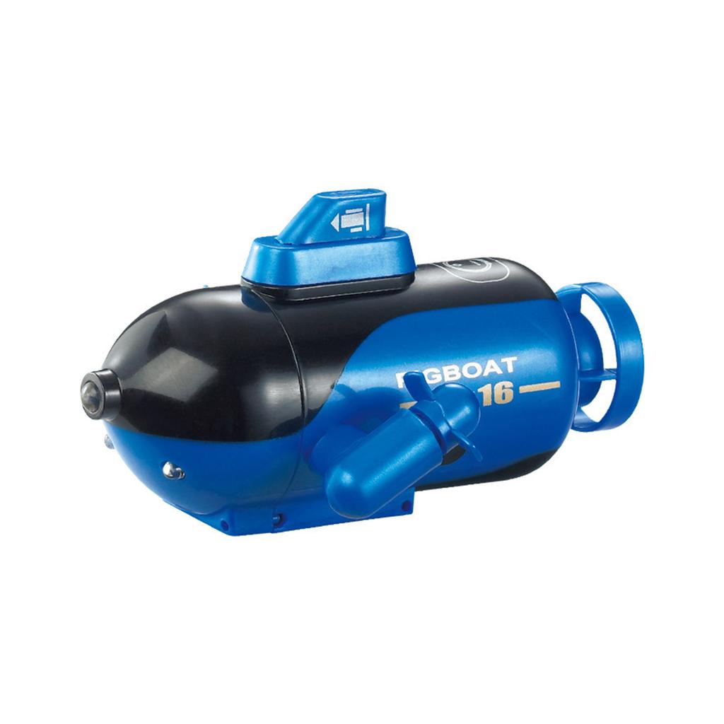 Remote Control Boat Mini Multifunctional Durable RC Boat Electric Ship Toy Glowing Submarine Model for Fish Tanks