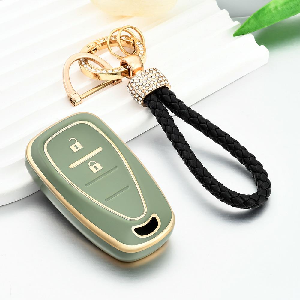 2/3 Button Car Key Case Cover For Chevrolet Malibu Blazer Traverse Cruze Spark Onix Sonic Bolt Camaro Volt Trax Seeker Equino