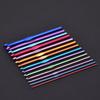 Anodized Aluminum Single Head Crochet Hook Set for DIY Knitting Projects