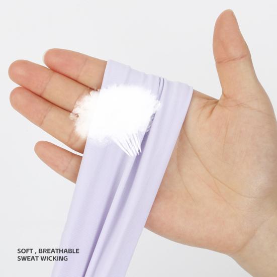 Sports Headband Sweat-Proof Elastic Hair Band Soft Lightweight Headband for Women Men Fitness Yoga Running Workout