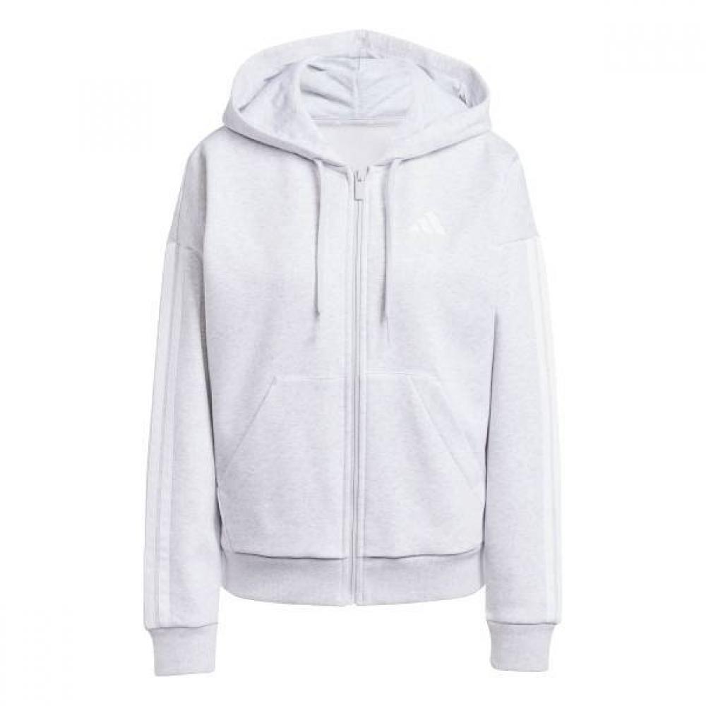 Adidas Essentials 3s Full Zip Fleece Hoodie