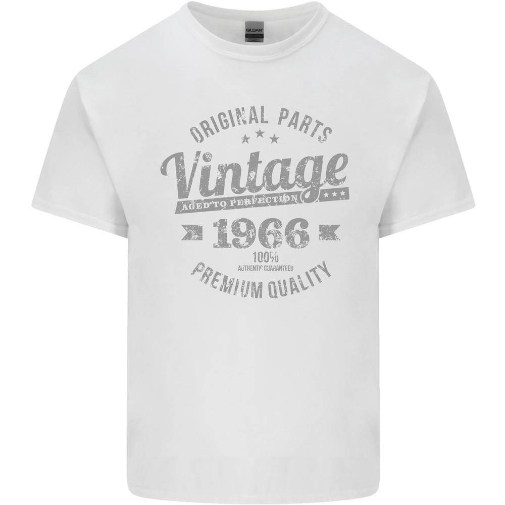 Vintage Year 59th Birthday 1966 Mens Light Cotton T-Shirt White Unisex T-Shirt XL