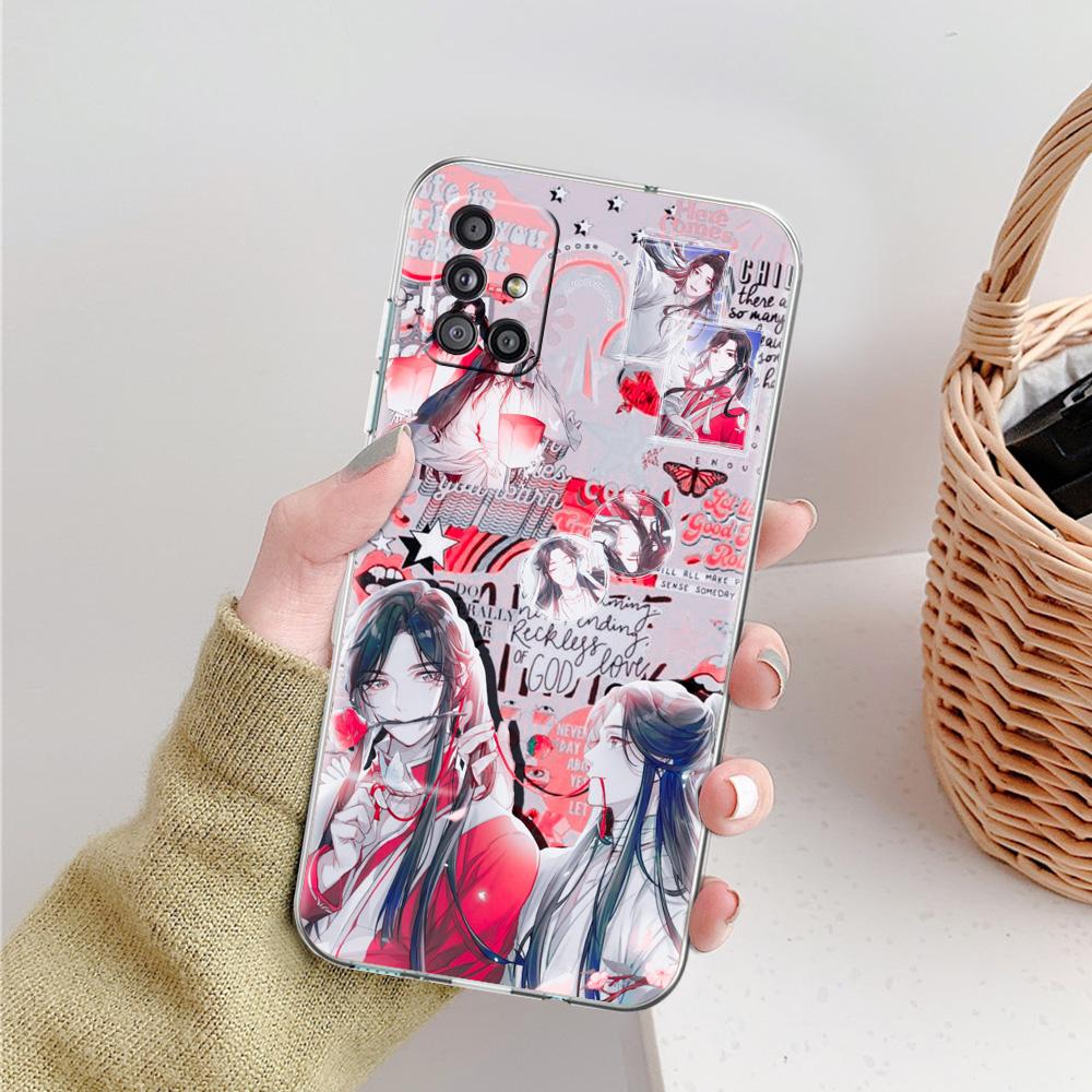 Etui Na Telefon Błogosławieństwo Oficjala Niebios Dla Samsung Galaxy A51 A71 A21S A12 A11 A31 A41 A52 A32 5G A72 A01 A33 A13 5G Przezroczyste Etui