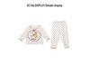 Girls' Modal Long Sleeve Pajamas - Cute Princess Design for Spring, Autumn, and Summer.