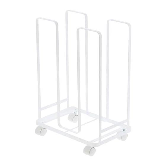 Yamazaki Jitsugyo Cardboard Storage Cardboard Stocker Tower White 3303