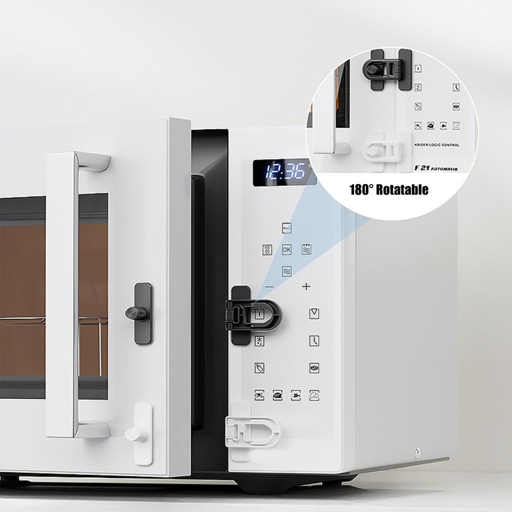 Heat Resistant Oven Door Lock for Child Safety Adjustable Kitchen Protections Baby Proof Oven Latches Simple Installs