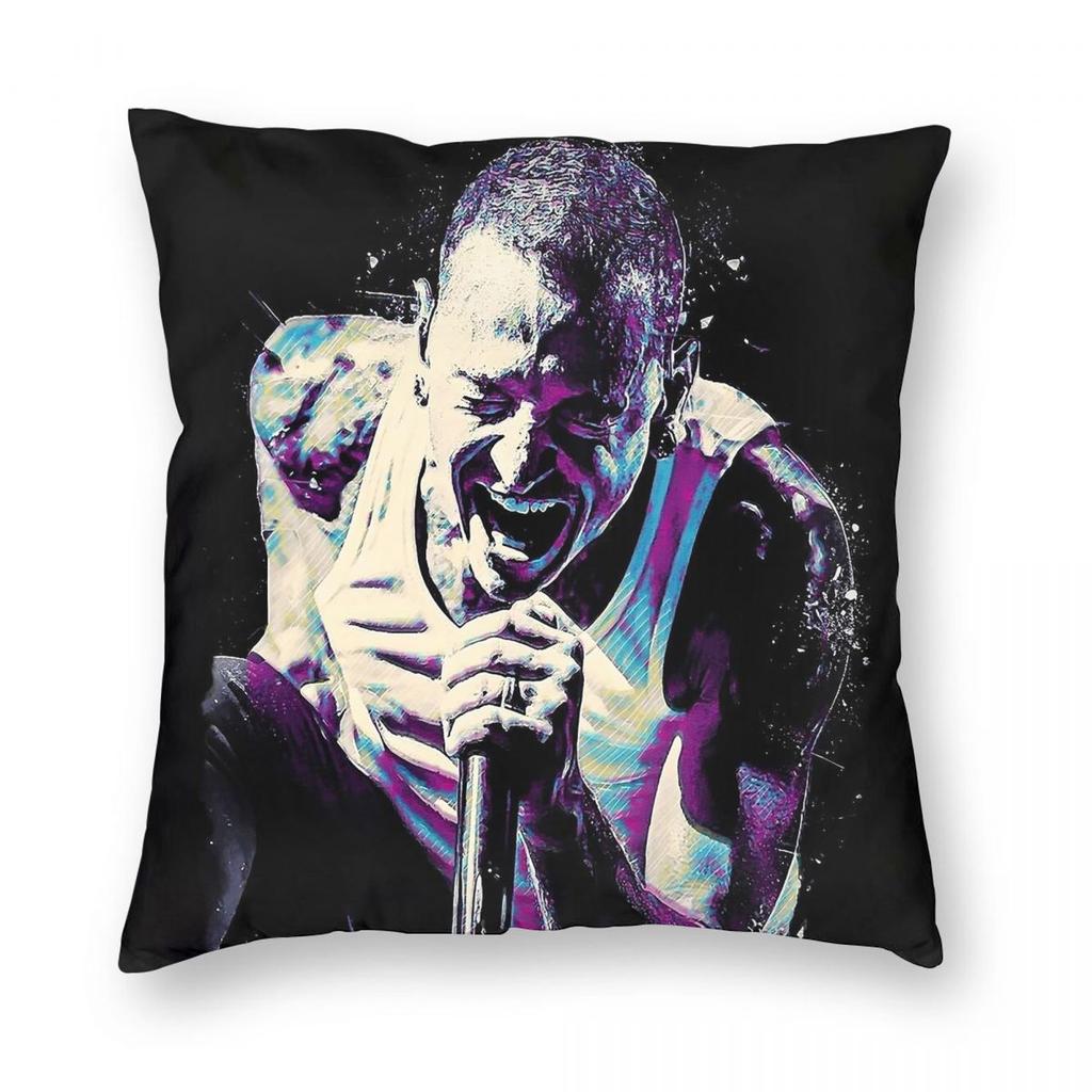 Chester Bennington What Ive Done Pillowcase Polyester Linen Velvet Creative Zip Decorative Pillow Case Sofa Cushion Cover X