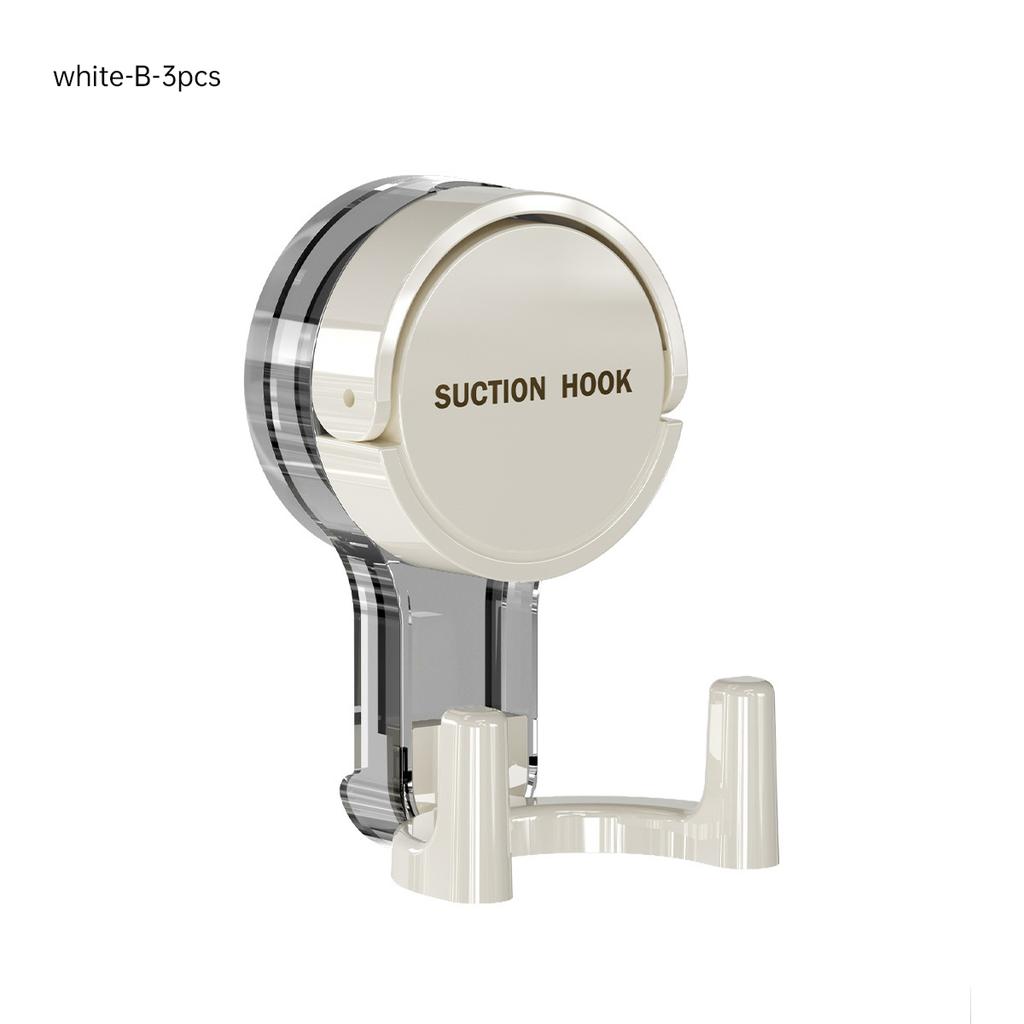 1/3PCS Suction Hooks Strong Vacuum Power Traceless No-Drilling Adhesive Hooks for Home Bathroom Kitchen Door Back Toilet