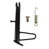 Durable Iron Motorcycle Kickstand with Spring Hardware 18/20cm Parking Foot Support Black Nonslip Kickstand Foot Dirt Bike Stand