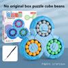 New Six-sided Rotation Finger Bean Intelligence Gyro Antistress Fingertip Cube Learning Educational Magic Disk For Kids Gift