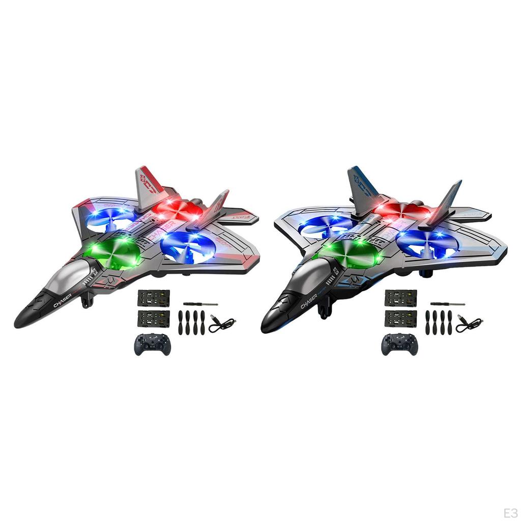 Avião de Combate de Controle Remoto Giro 360° Altitude Hold 2.4G Leve Anti-Queda Avião RC com