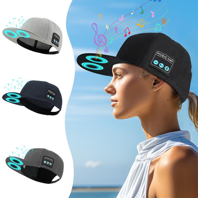 Wireless Smart Loudspeaker Cap Hat with Bluetooth Speaker Adjustable Speakers Hat For Outdoor Sport Baseball Cap With Mic