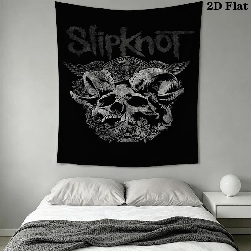 Slipknot Masters Tapestry Background Cloth Wallmounted Atmospheric Background Cloth Wall Covering Decoration Soft