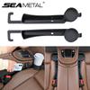 SEAMETAL 2 In 1 Car Seat Gap Storage Box Cup Holder Multifunction Side Seat Crevice Filler Organizer Drink Rack Storage Pocket Cup Holders 5