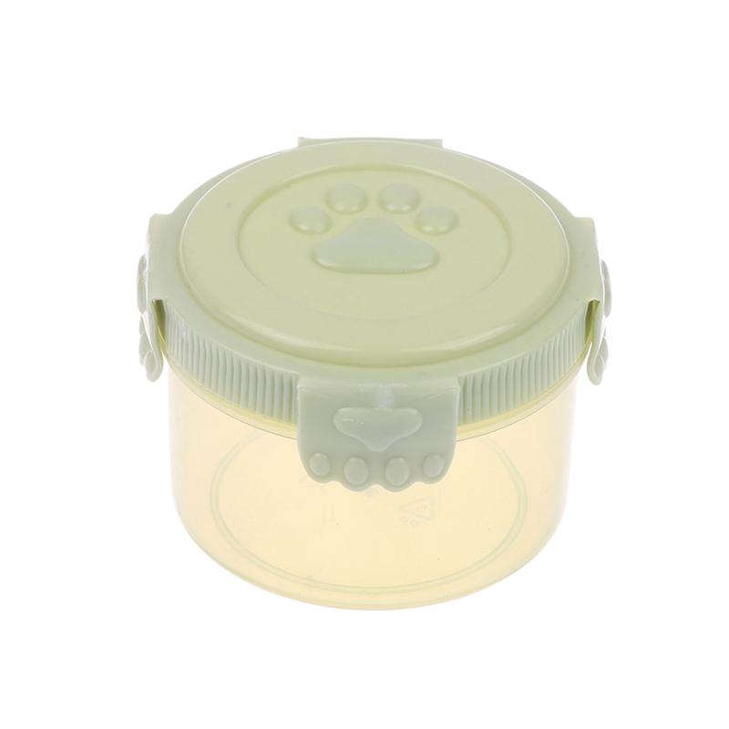 1ks mini kulaté čtvercové lahve kečup koření omáčka lahvička medovo-hořčičný salátový dresink kuchyňská nádoba na bento omáčku