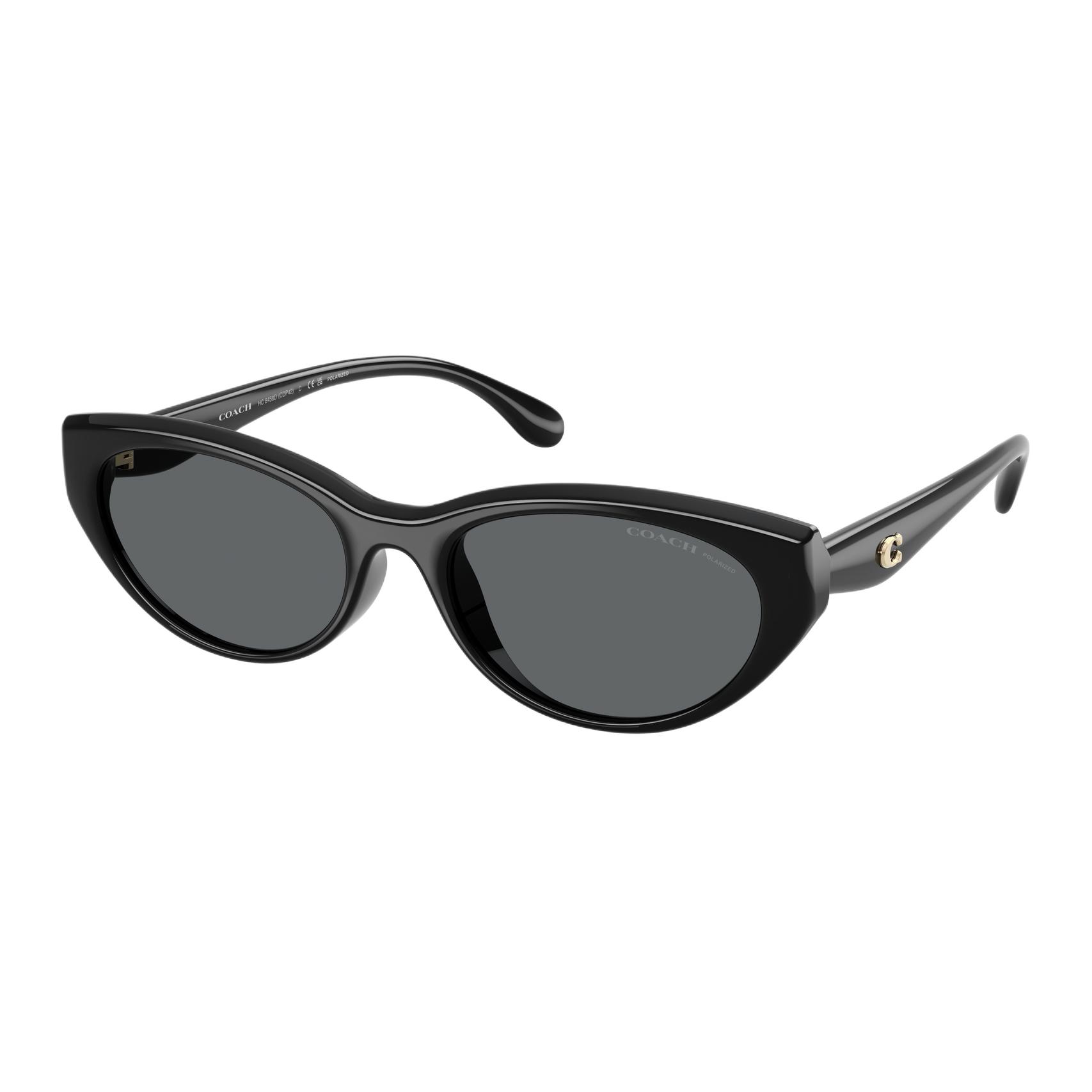 Coach 8456D Cat Eye Sunglasses With Logo Unisex sunglasses Multicolor 0HC8456D Light Brown-58843