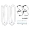 Tuyaux Flexibles pour Pompes de Filtration 1,5 m Étanches pour Piscines Hors-Sol Tuyaux de Pompe de Filtration 32 mm Pour Pompes de 300/330/530/1000 Gallons