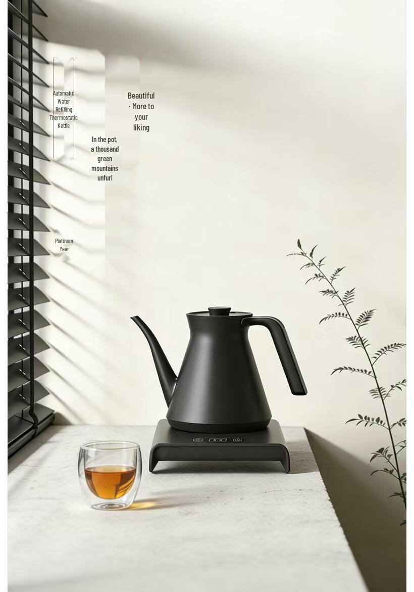 

Platinum Year Tabletop Electric Kettle with Automatic Refilling System