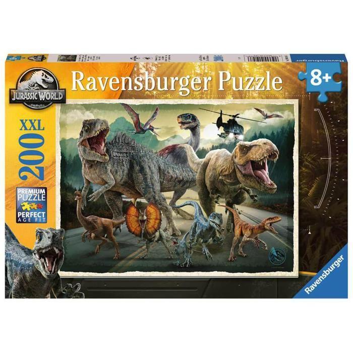 Puzzle 200 pièces XXL : L'univers de Jurassic World