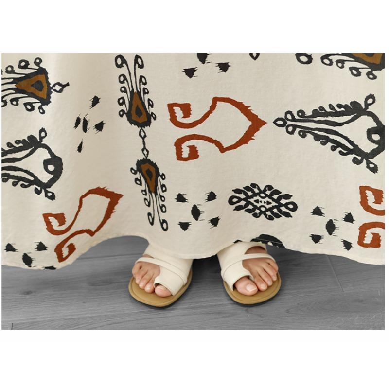 DIMANAF 2026 Women Plus Size Summer Beach Loose Lady Long Dress Vest Sleeveless Vintage Oversize Maxi Print Sundress Clothing