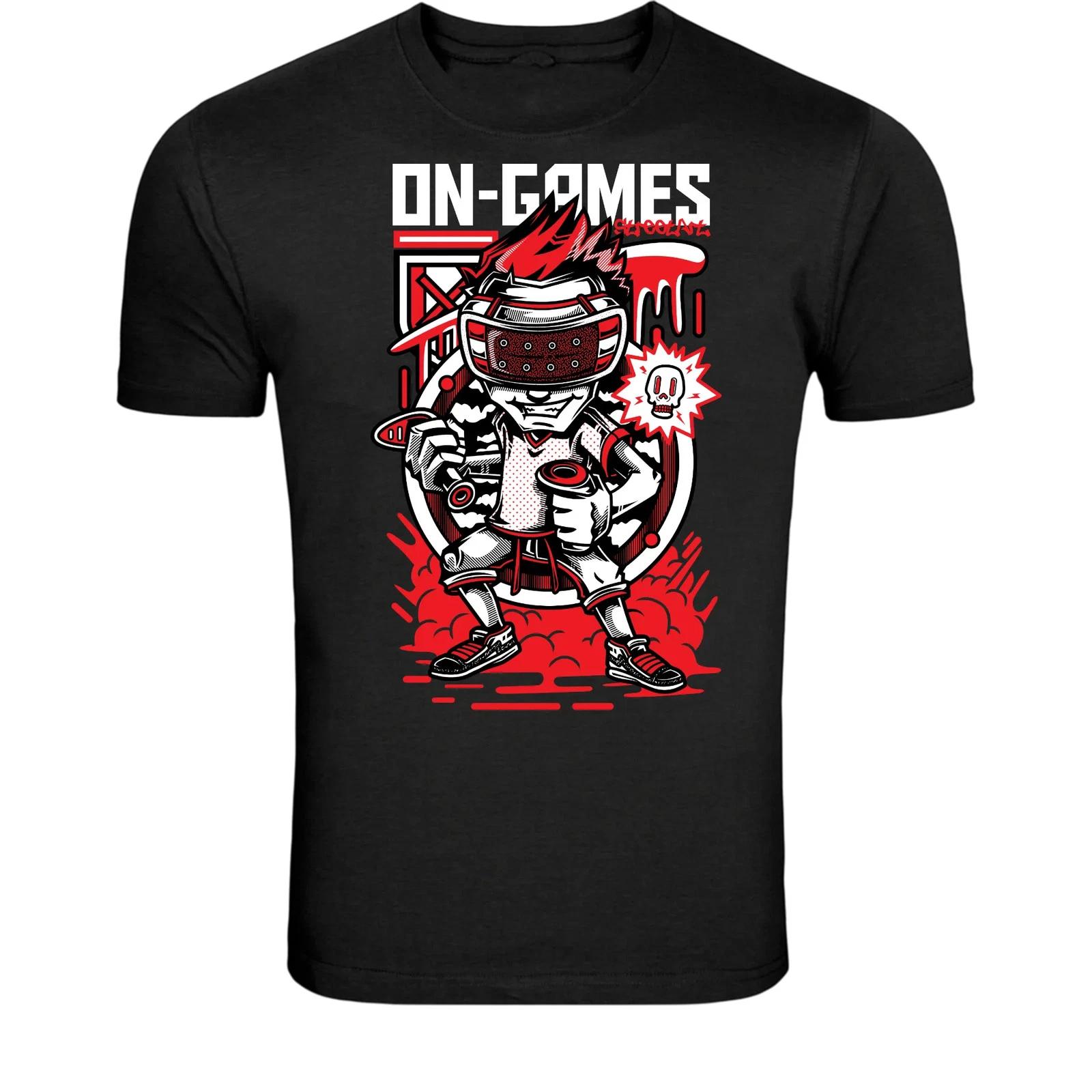VR Gamer Street Art T-Shirt - Virtual Reality Gaming Graphic Tee XS