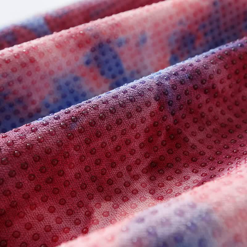 LISM Tie-Dye Non-slip Yoga Mat Towel