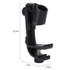 VGEBY 2-Piece Drum Microphone Stand Clamp Adjustable Microphone Holder 18mm-22mm Black