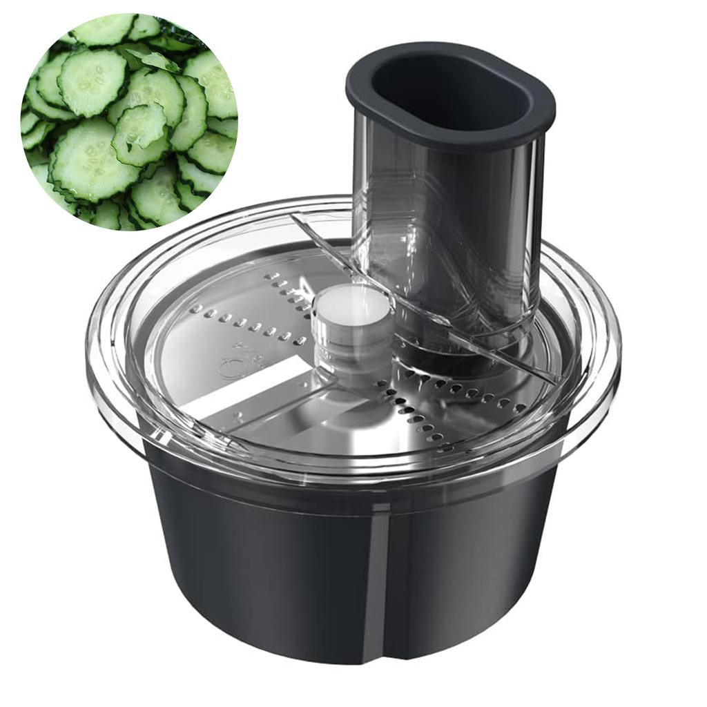 Multifunktionaler Gemüse-Käse-Schneider Hobel Reibe Küchenzubehör Schäler-Aufsatz für Thermomix TM5 TM6