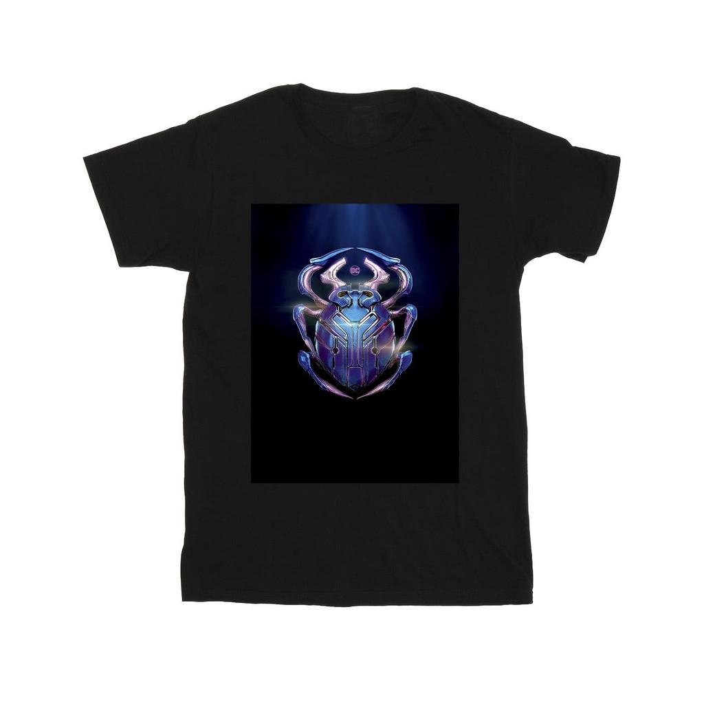 Blue Beetle Mens Glowing Beetle Cotton T-Shirt