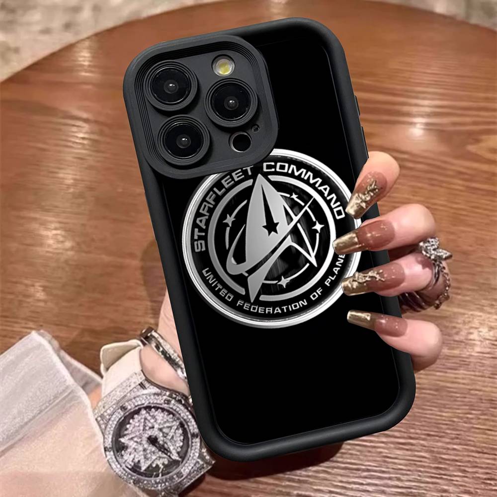 

Popular S-Star T-Trek Movie Logo Phone Case For IPhone 17 16 15 13 11 12 14 Pro Max Plus Silicone Cover Shell iPhone 14pro max