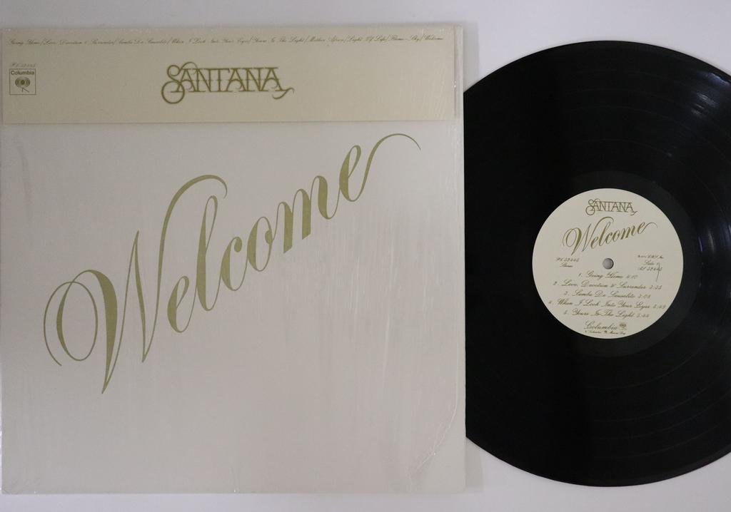 LP Record SANTANA - Welcome PC32445 COLUMBIA 1973 Non Japan Rock Used
