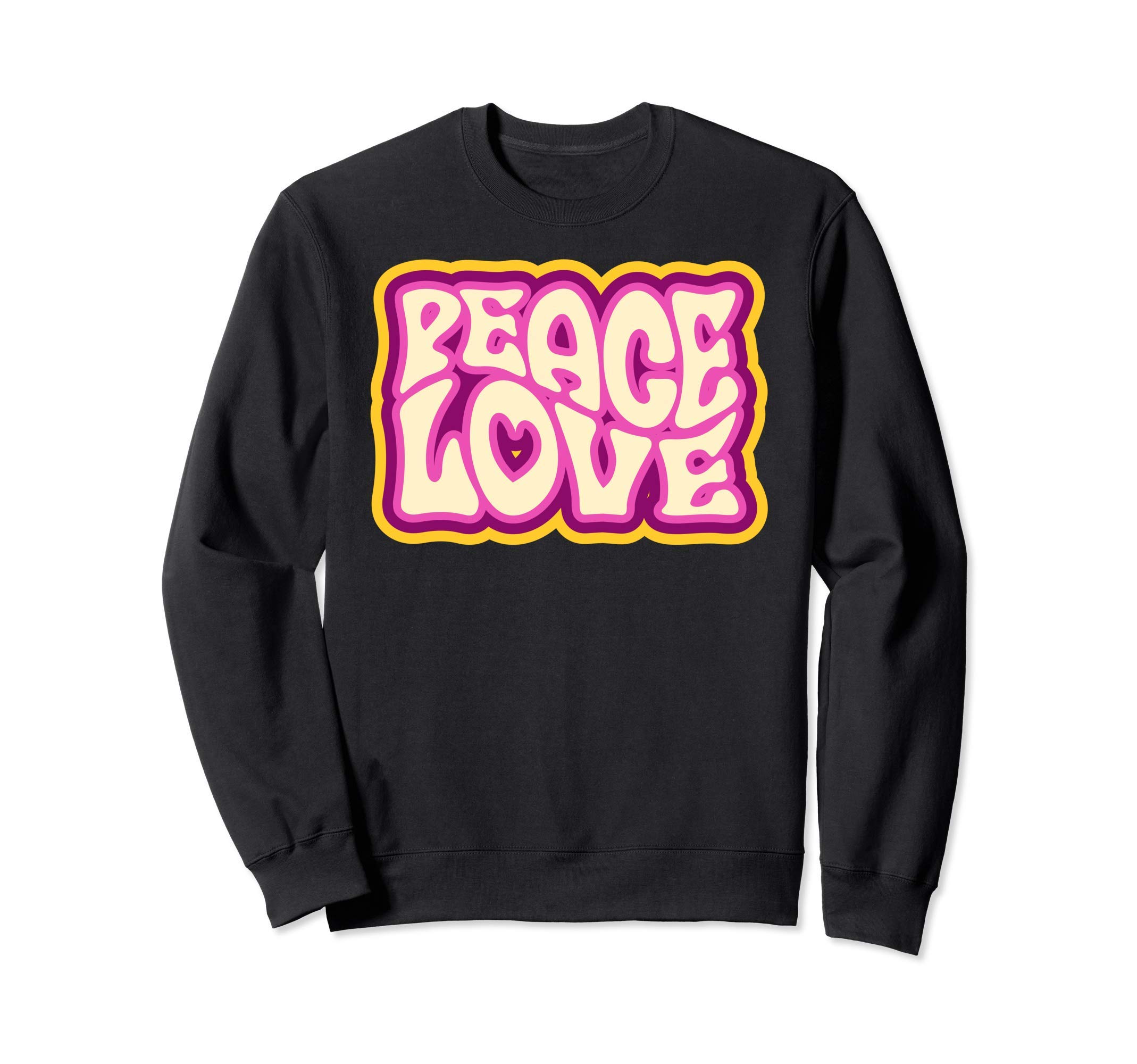 

Retro HIPPIE Shirt PEACE LOVE Tie Dye Halloween Costume Sweatshirt