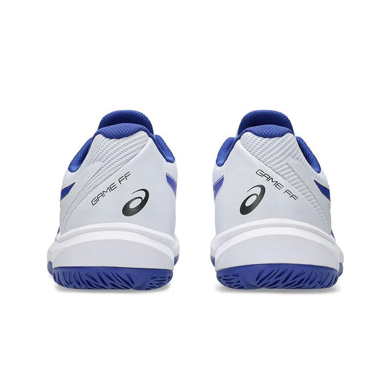 Asics Gel-Game FF Synthetic Leather Versatile Comfortable Breathable Support Low-Top Tennis Shoes Men sneaker White Blue 1041A489-103