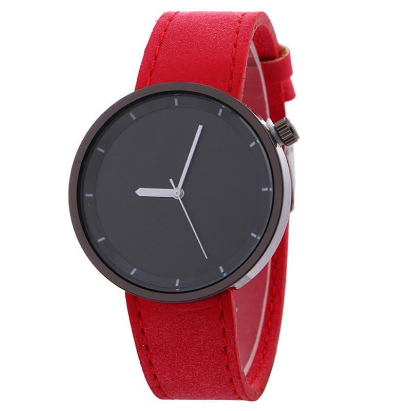 Casual Vogue Analog Quartz Armbåndsur Enkel Big Dial Denim Stoff Band