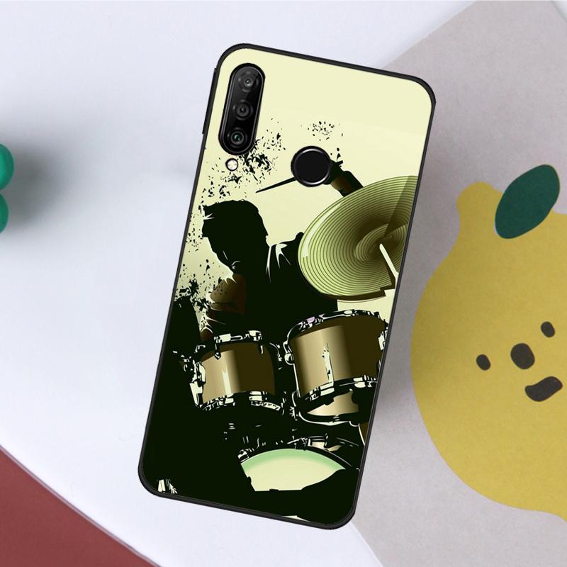 Drum Drummer Music Dj For Huawei Nova 12s 12i 11i 8i Y73 Y72 Y61 Y91 Y90 Y70 Y60 9 10 SE P30 P40 Lite P60 Pro Case