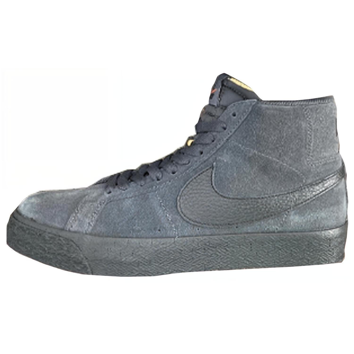 

New Nike Sb Blazer Mid Orange Label Dark Smoke DB3027-001 42.5