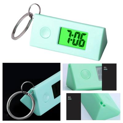 Kompaktní Klíčenka Elektronické Hodinky Miniaturní Noční Svítící Elektronické Hodinky Klíčenka Skvělé pro Zkoušky Práci a Venkovní Sporty