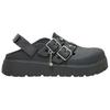Crocs Mocassino Punk Lucido Pantofole da Donna Nere 214212-0YK